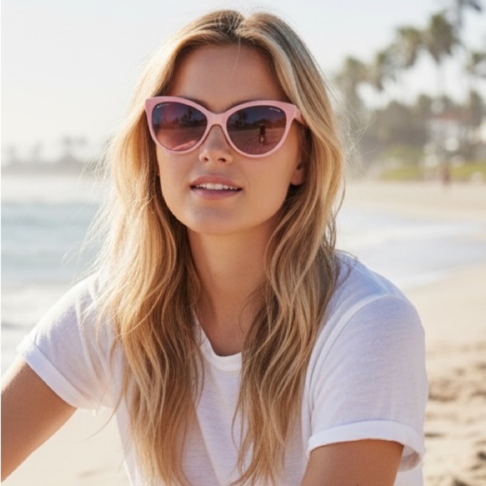 Draper James By Reese Witherspoon Pink Emmaline Women’s Sunglasses & Case